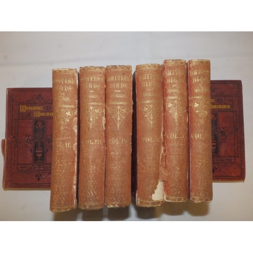 20 - Rev. F. O. Morris BA - 'A History of British Birds', set of eight vols., col. Illus., red cloth gilt... 