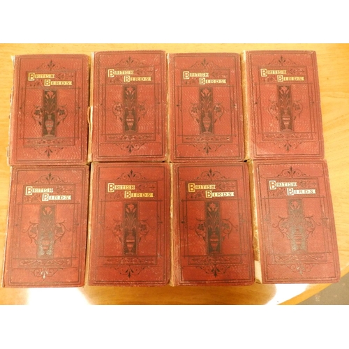 20 - Rev. F. O. Morris BA - 'A History of British Birds', set of eight vols., col. Illus., red cloth gilt... 