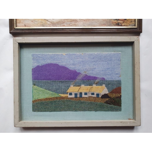 8 - A Scottish watercolour depicting a cottage, 9.5