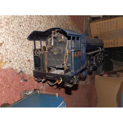 91 - A 3.5 inch gauge live steam model 4-6-2 locomotive 'Elener Knapweed' with tender in blue LNER livery... 