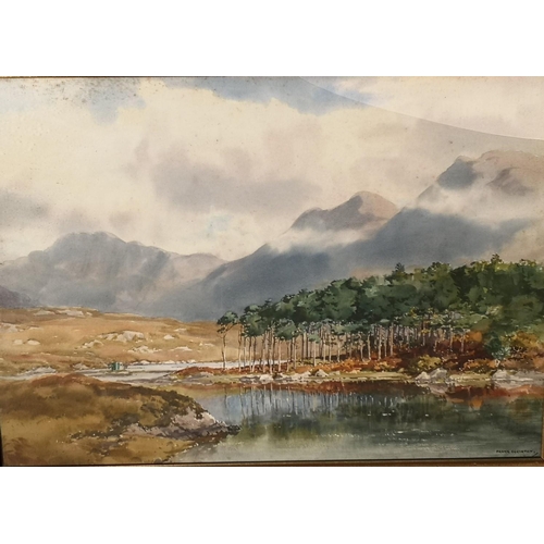 12 - Frank Egginton (1908-1990) - watercolour - 'Derryclare Lough, Connemara', signed & inscribed verso, ... 