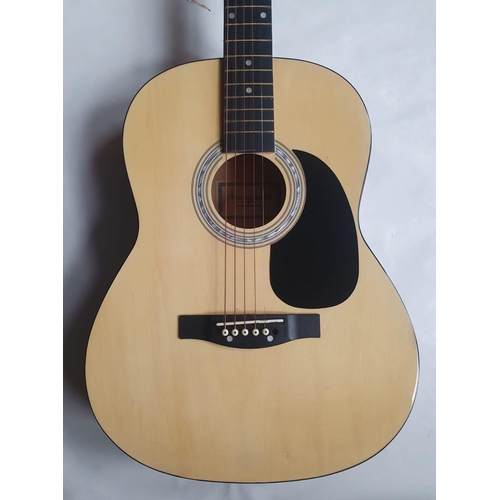 124b - A Martin Smith acoustic guitar.