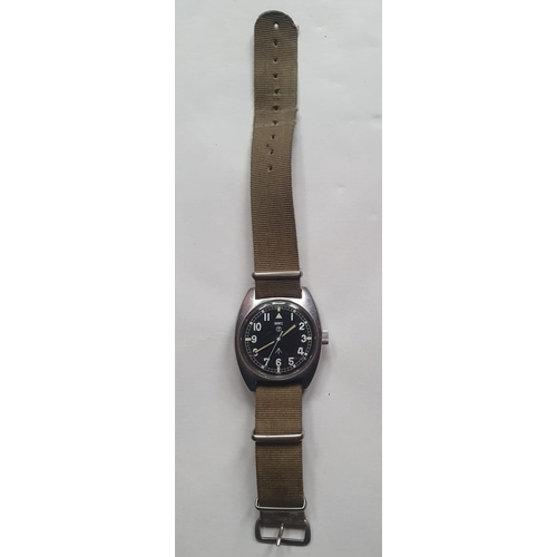 149b - An MWC watch with NATO strap - RAF issue markings on the back - untested.