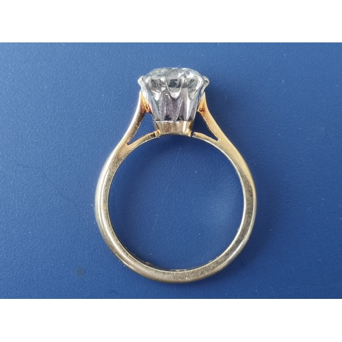 170 - A diamond solitaire ring, the claw set brilliant weighing approximately 2 carats, on 18ct shank.  Fi... 