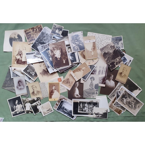 28 - A large quantity of photographs and cartes de visites.