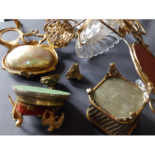 124 - Four 19thC 'Palais Royal' objects, including a 9