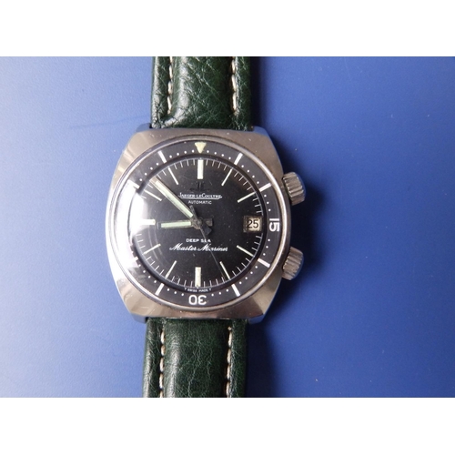 310 - A boxed gent's stainless steel Jaeger LeCoultre Deep Sea Master Mariner Automatic wrist watch, Model... 