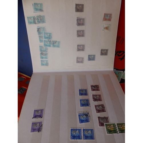 35a - World postage stamps in stock albums and others.