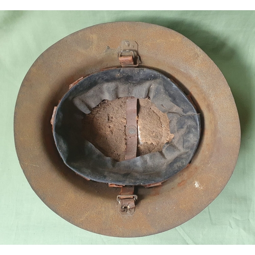 31 - An early WWI British Army 'Magnetic' Brodie helmet.