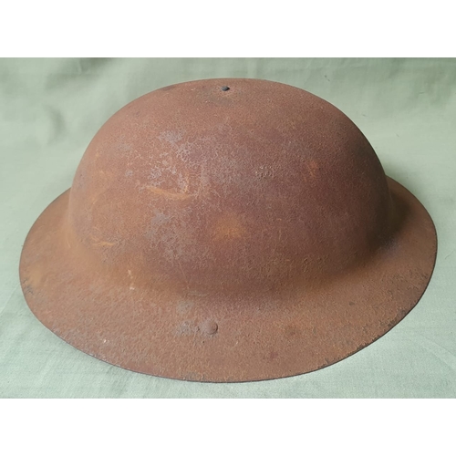31 - An early WWI British Army 'Magnetic' Brodie helmet.