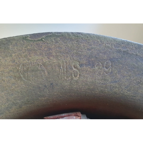 31 - An early WWI British Army 'Magnetic' Brodie helmet.