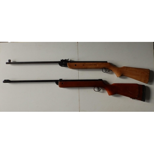 35 - A BSA Meteor air rifle and a Chinese Westlake air rifle. (2)