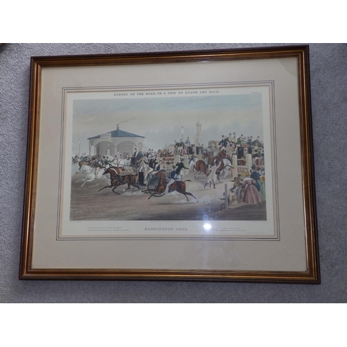 6 - After Pollard - colour print - 'Kennington Gate',  12.5