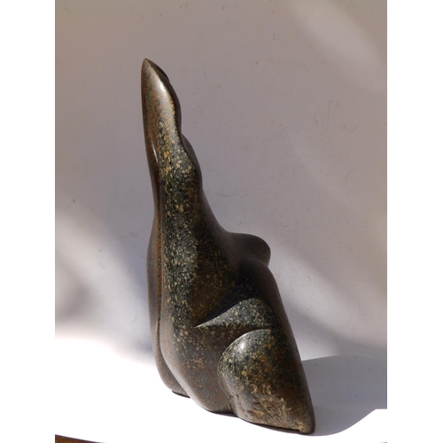 46 - Joanne Reeve (1947-2017) - Polyphant abstract sulpture - 'Seated Woman', 12.5