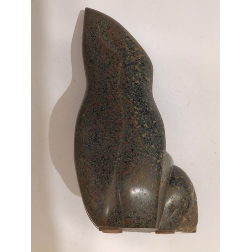 46 - Joanne Reeve (1947-2017) - Polyphant abstract sulpture - 'Seated Woman', 12.5