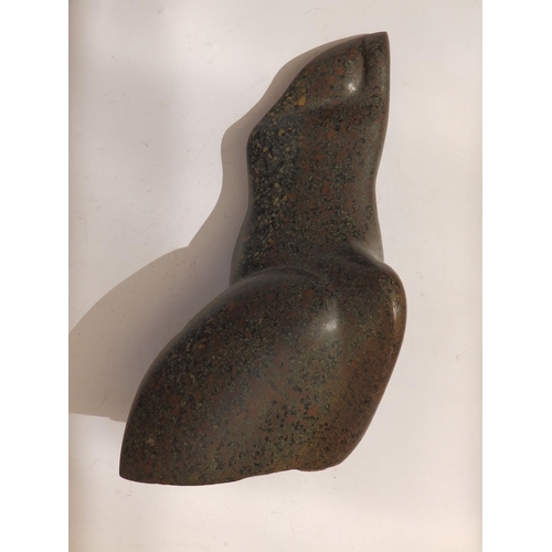 46 - Joanne Reeve (1947-2017) - Polyphant abstract sulpture - 'Seated Woman', 12.5