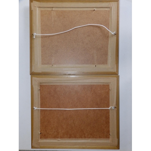 10 - A. Bisogno - a pair of watercolours - After the Roman frescos at Pompeii , a cherub filling a large ... 