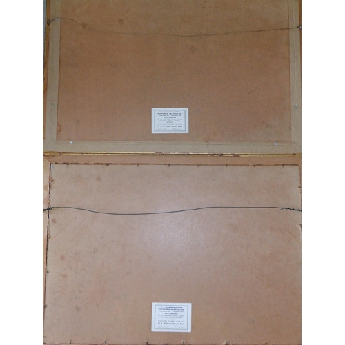 9 - R.D. Sherrin - a pair of gouaches - Dartmoor scenes, signed, 14.5