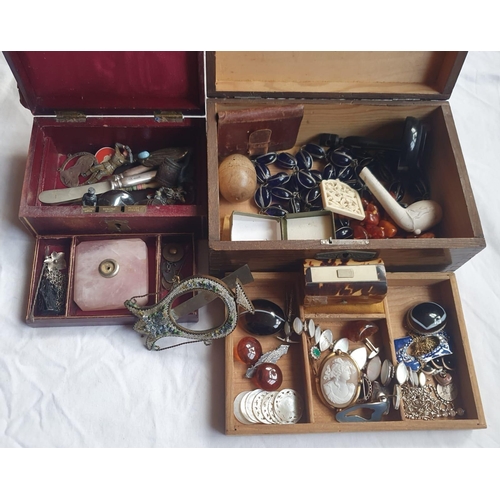 60 - Two boxes of collectables and other items.