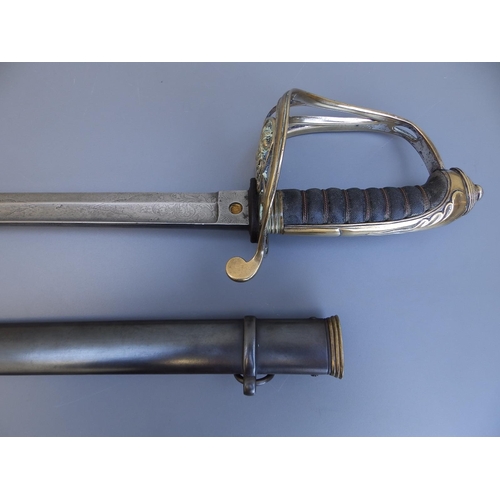 73 - A Victorian officer's sword with 32