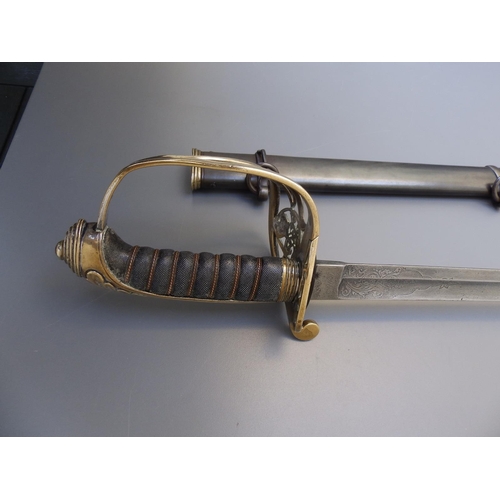 73 - A Victorian officer's sword with 32