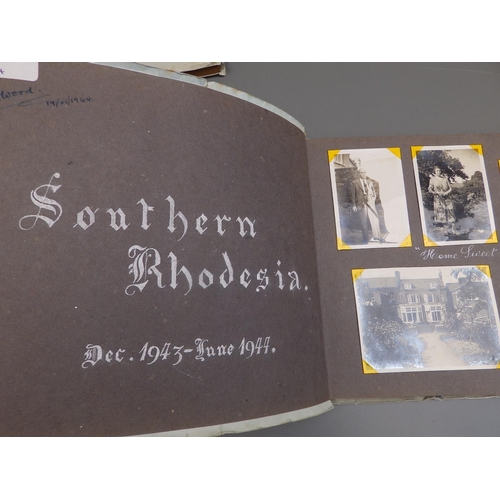 16 - Two WWII photo albums depicting military personnel in Southern Rhodesia & South Africa - 1944.