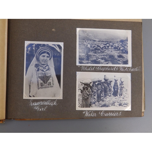 17 - Two WWII photo albums depicting military personnel in Egypt & palestine - 1945/46.