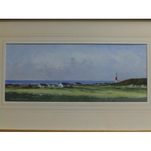 7 - Edward Vine (born 1943) - two acrylics on paper - 'The Nothe, Weymouth', 8.5