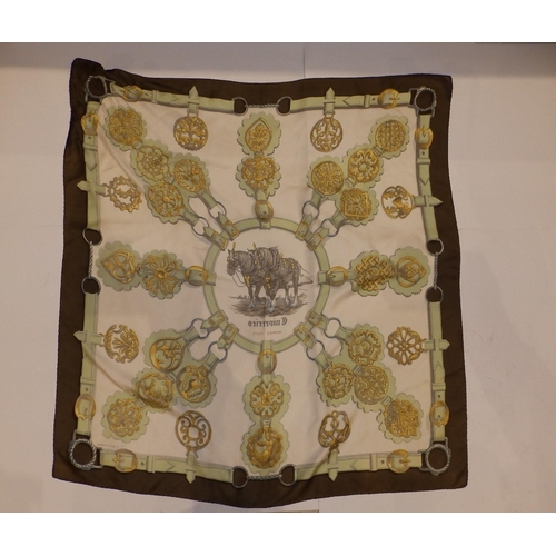 42 - A silk Hermes headscarf  - Cuiveeries',  35