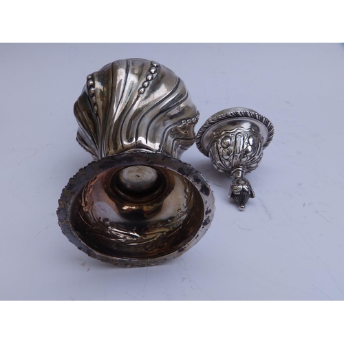 102 - A late Victorian rococo revival style silver sugar caster - EH, London  1893,  8