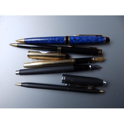 88 - Three Cross pens (two boxed) and a boxed Waterman pen with a Waterman pencil. (5)