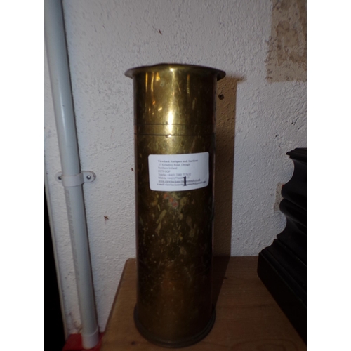 1 - WW1 TRENCH ART SHELL