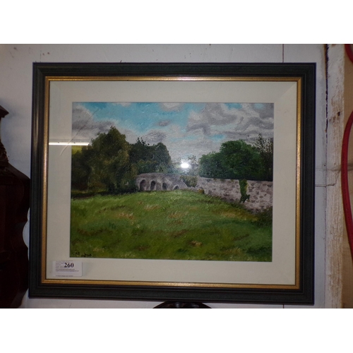 260 - OIL PAINTING SIGNED MEEHAN No.2