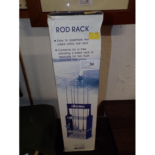 30 - NEW ROD RACK