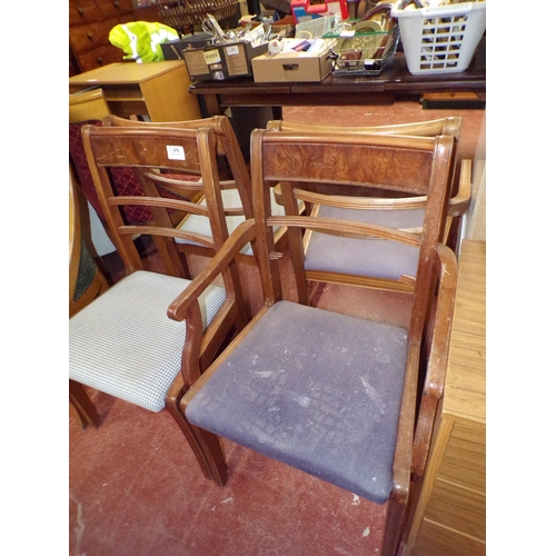 496 - 4 DINING CHAIRS