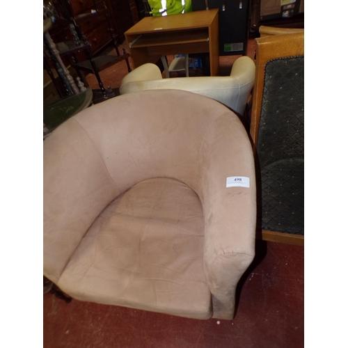 498 - 2  MCM TUB CHAIR