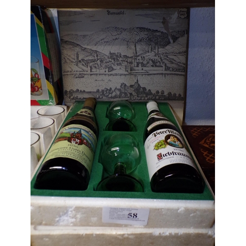 58 - GERMAN WINE  PRESENTATION SET