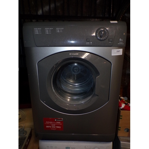 183 - HOTPOINT TUMBLE DRYER