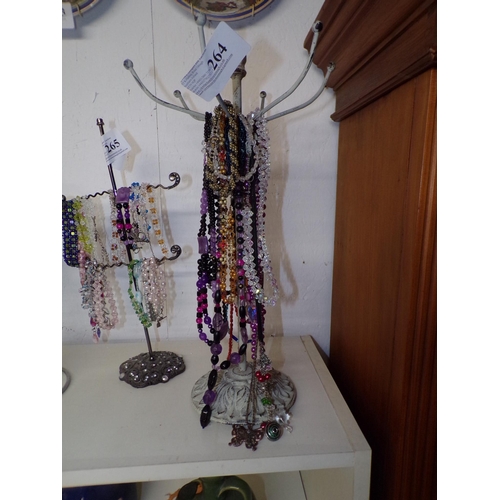 264 - COSTUME JEWELLERY ON STAND 1