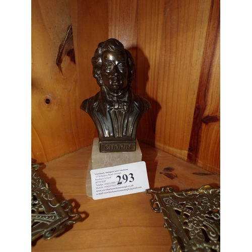 293 - BUST OF CHOPIN