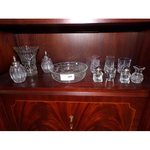 301 - ALL GLASSWARE ON SHELF