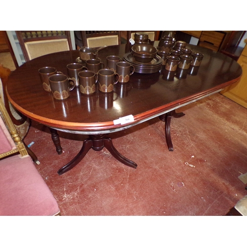 366 - TWIN PEDESTAL DINING TABLE