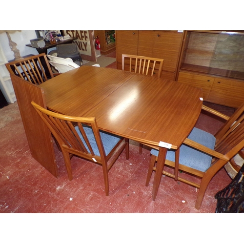 370 - VANSON DESIGNED DINING TABLE & 4 CHAIRS