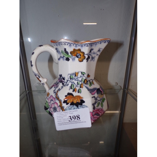 398 - MASON's IRONSTONE JUG