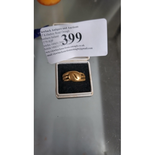 399 - 9ct GOLD RING