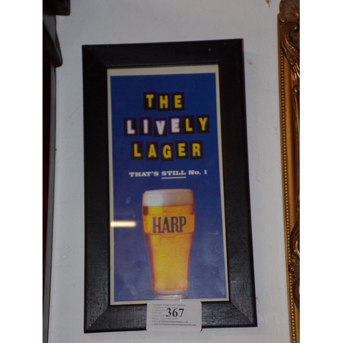 367 - HARP LAGER ADVERT