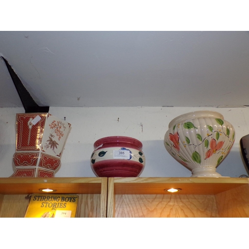 395 - 3 CERAMIC POTS