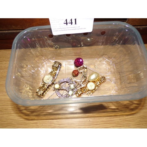 441 - BOX - COSTUME JEWELLERY ETC.