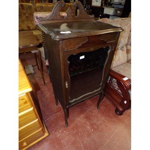 496 - VICTORIAN MUSIC CABINET