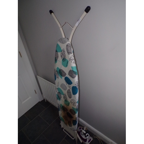 78 - IRONING BOARD & IRON*